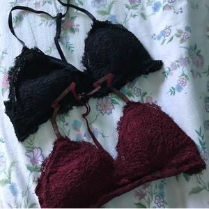 2 Aerie bralettes